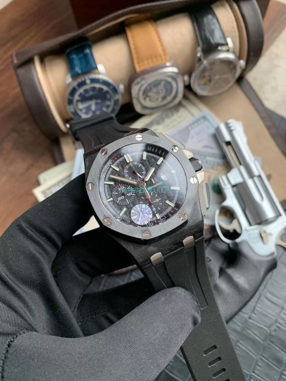 视频评测JF厂顶级复刻AP爱彼皇家橡树离岸型高仿26400AU.OO.A002CA.01腕表 / AP189