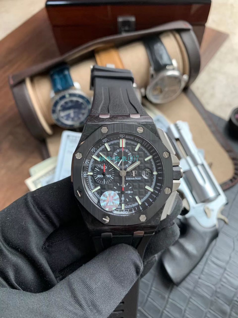 视频评测JF厂顶级复刻AP爱彼皇家橡树离岸型高仿26400AU.OO.A002CA.01腕表 / AP189