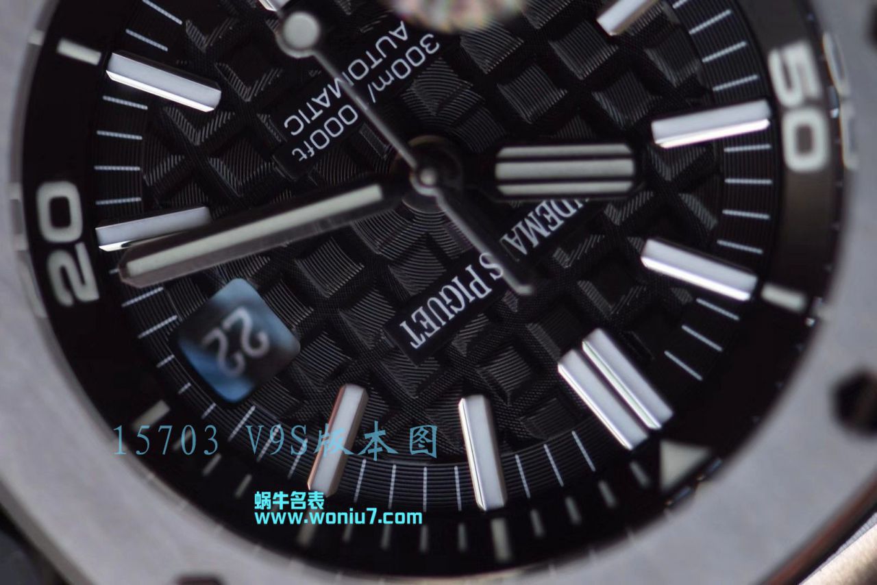 视频评测JF厂官网V9S最新AP爱彼皇家橡树离岸型高仿15703ST.OO.A002CA.01腕表 / JFAP15703