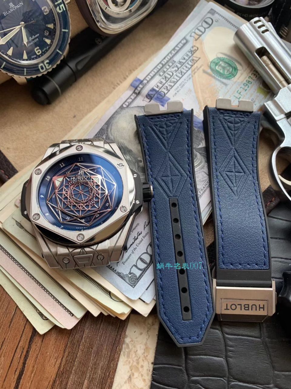 WWF厂官网宇舶复刻高仿SANG BLEU刺青415.NX.7179.VR.MXM18，415.CX.1112.VR.MXM18腕表 / YB081