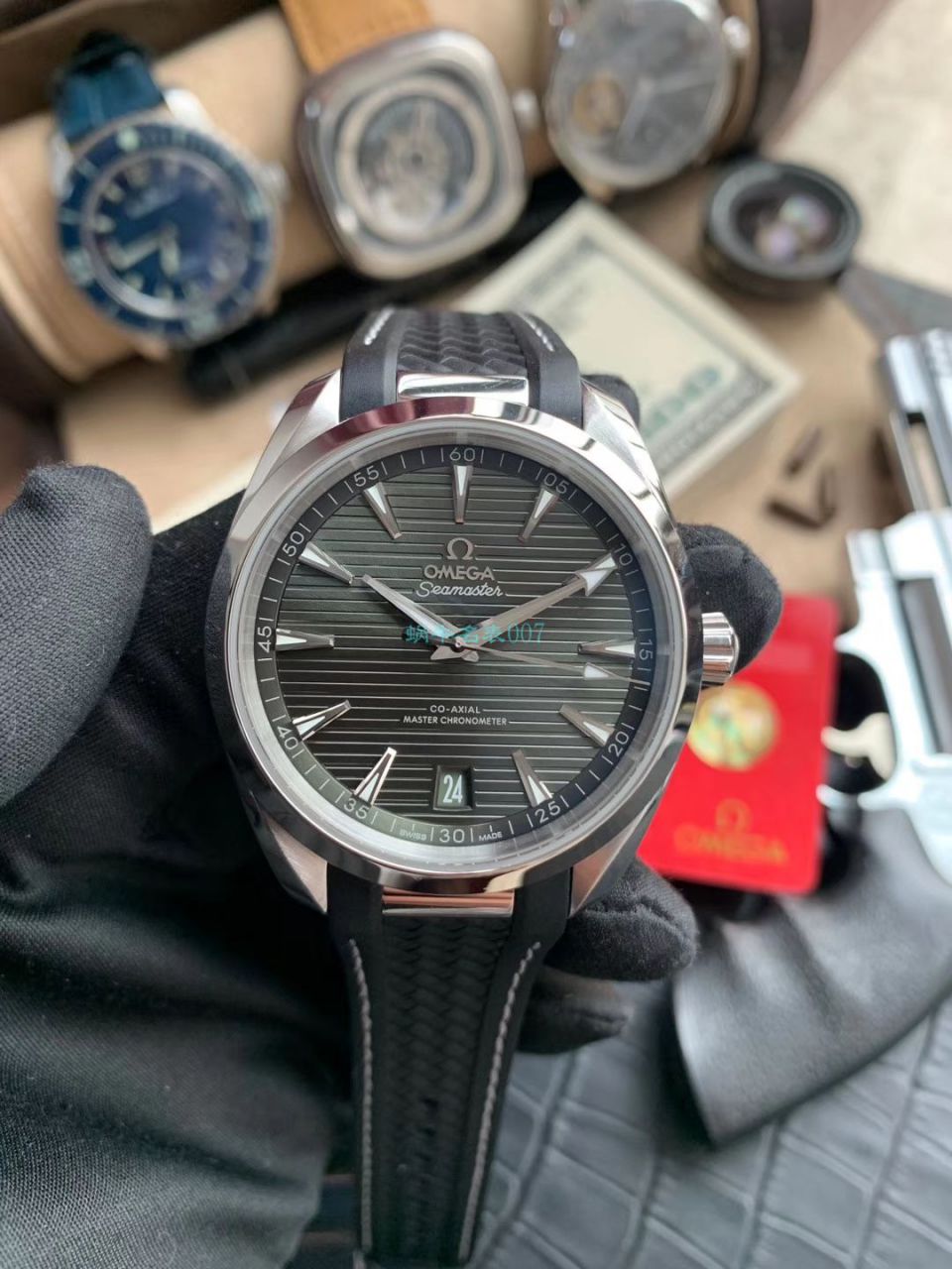 VS厂欧米茄绿海马150米柚木盘最好复刻高仿220.13.41.21.10.001腕表 / M693
