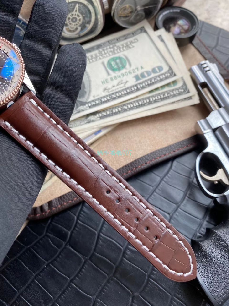 独家瑞士SW200机芯定制版百年灵航空计时41系列复刻高仿U17326211M1P2腕表 / BL158