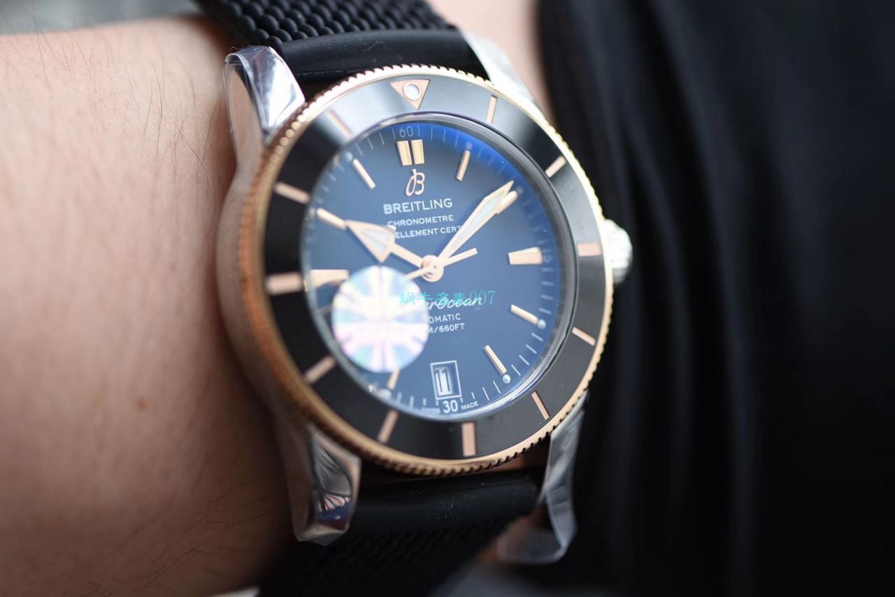 GF厂顶级复刻高仿手表百年灵超级海洋文化二代B20自动机械腕表42系列UB2010121B1S1 / BL159