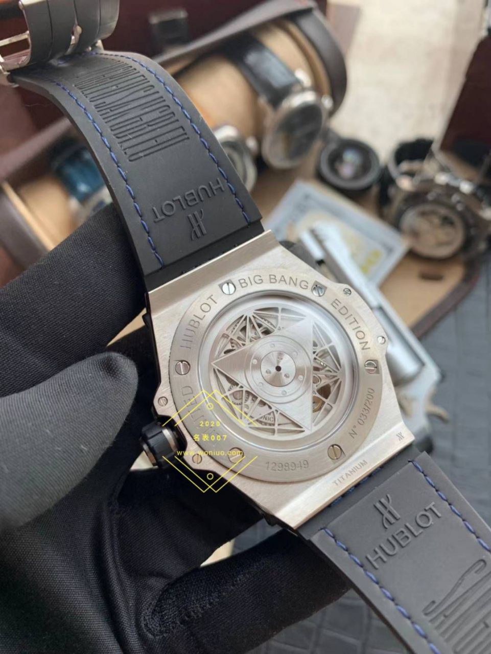 WWF厂超A高仿宇舶刺青系列415.NX.1112.VR.MXM16腕表 / YB086