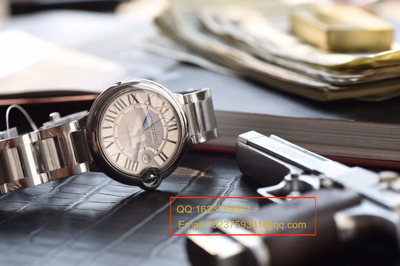 视频评测V6厂官网V7版本顶级复刻高仿手表卡地亚蓝气球42毫米男装W69012Z4多少钱 / K273