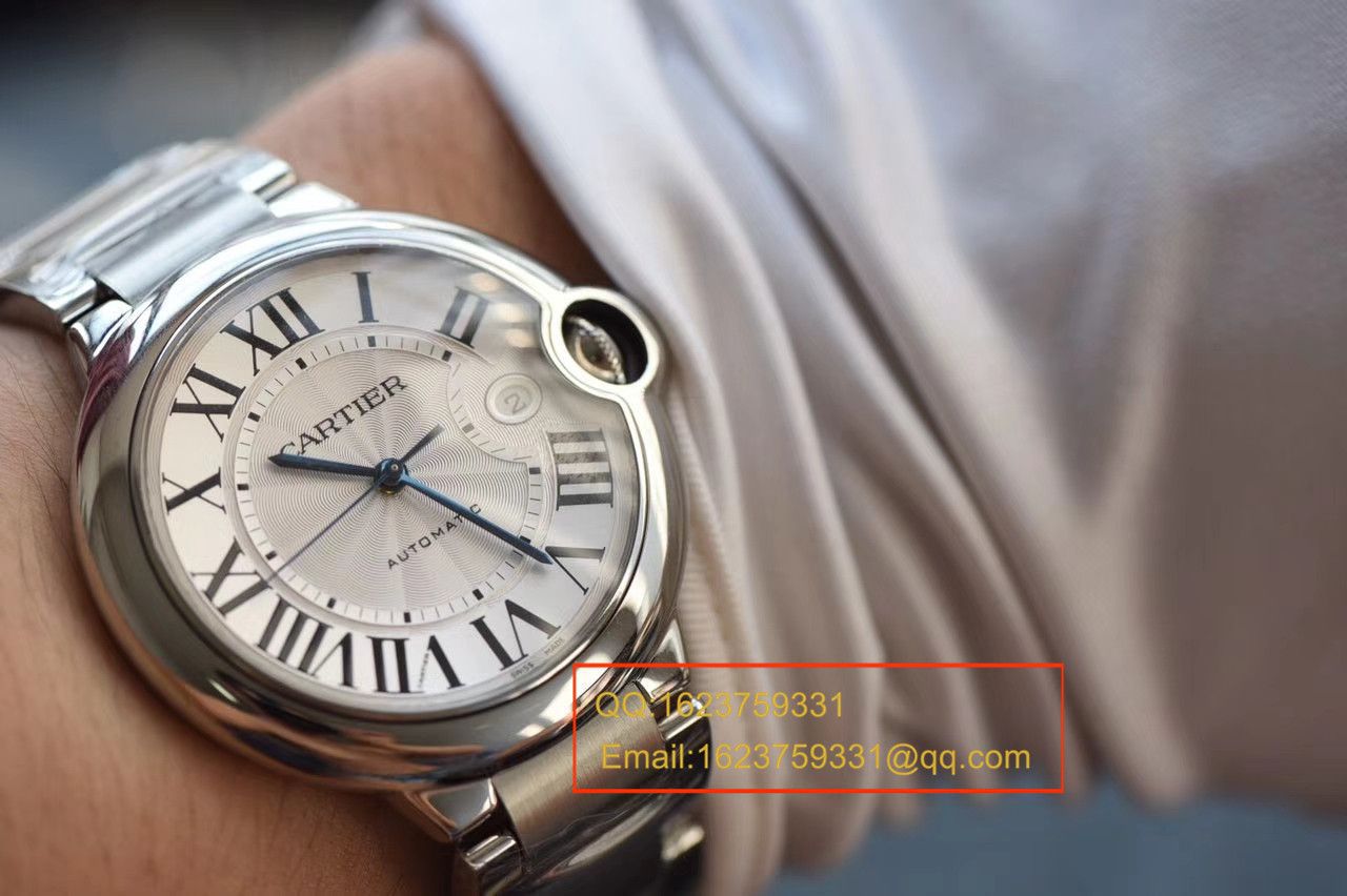 视频评测V6厂官网V7版本顶级复刻高仿手表卡地亚蓝气球42毫米男装W69012Z4多少钱 / K273