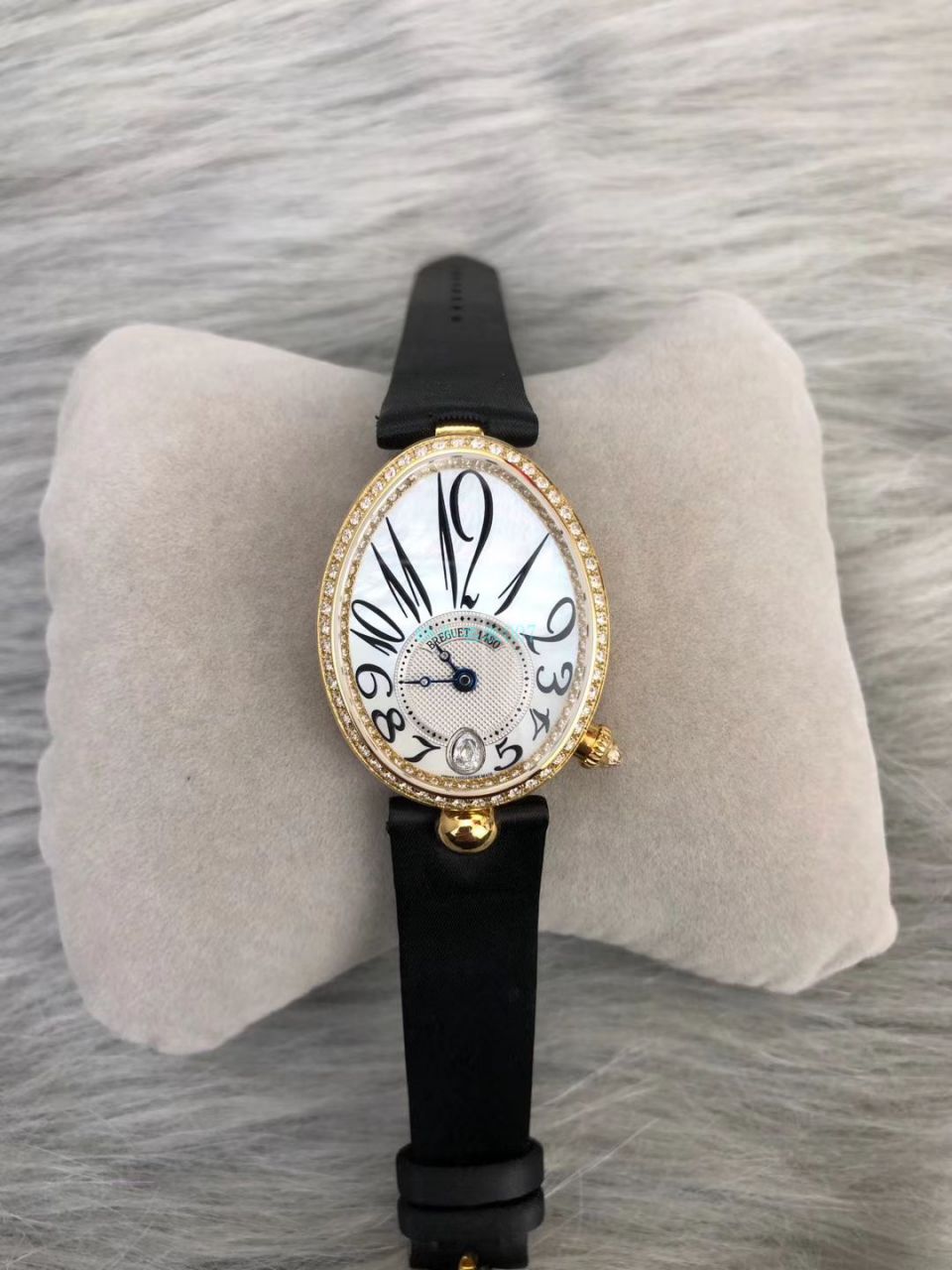 【视频评测ZF厂Breguet复刻高仿女表】宝玑那不勒斯皇后系列8918BA/58/964/D00D腕表 / BZ057