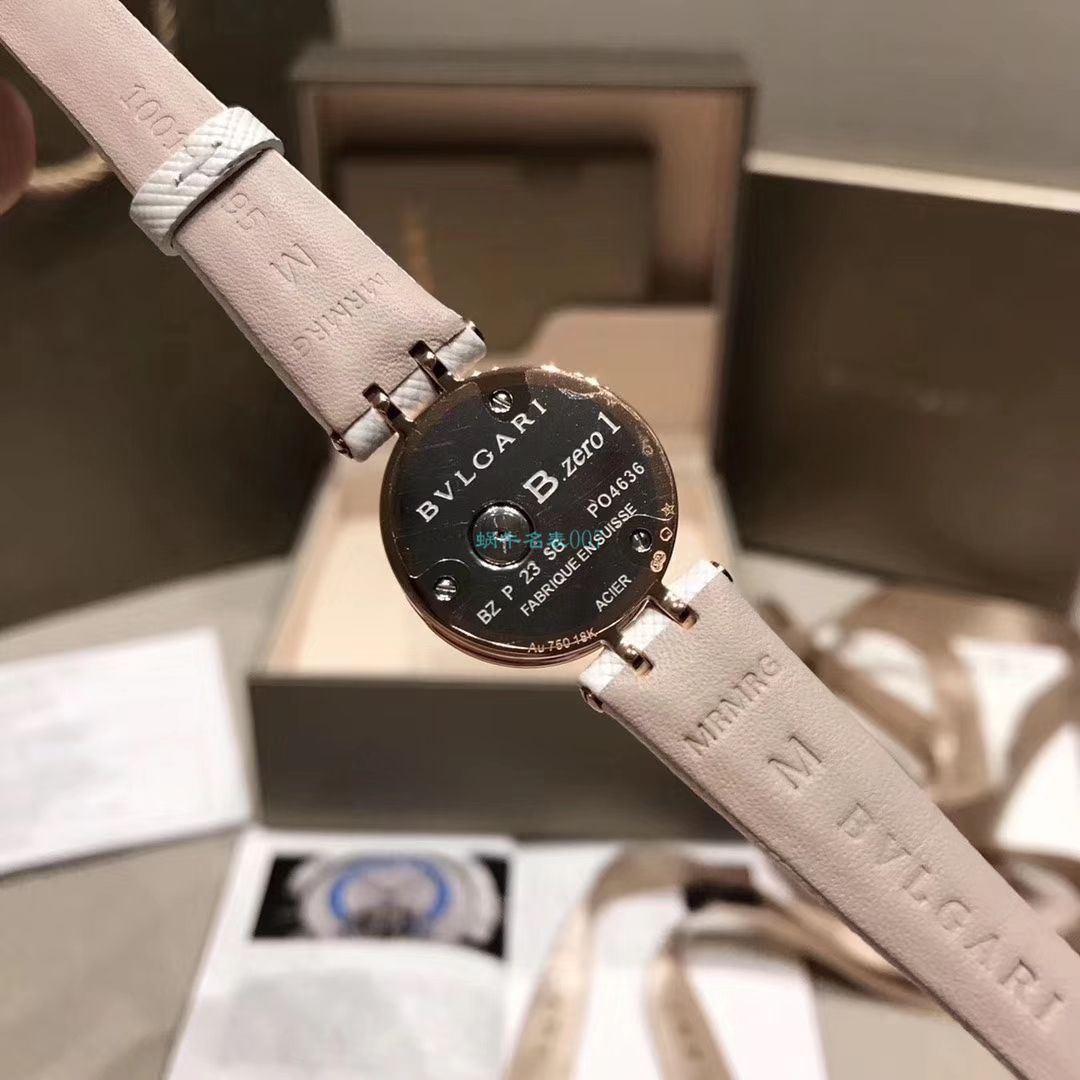 BV厂超A高仿宝格丽女表B.ZERO1系列102321 BZ23C11SGCL/12腕表 / BG032