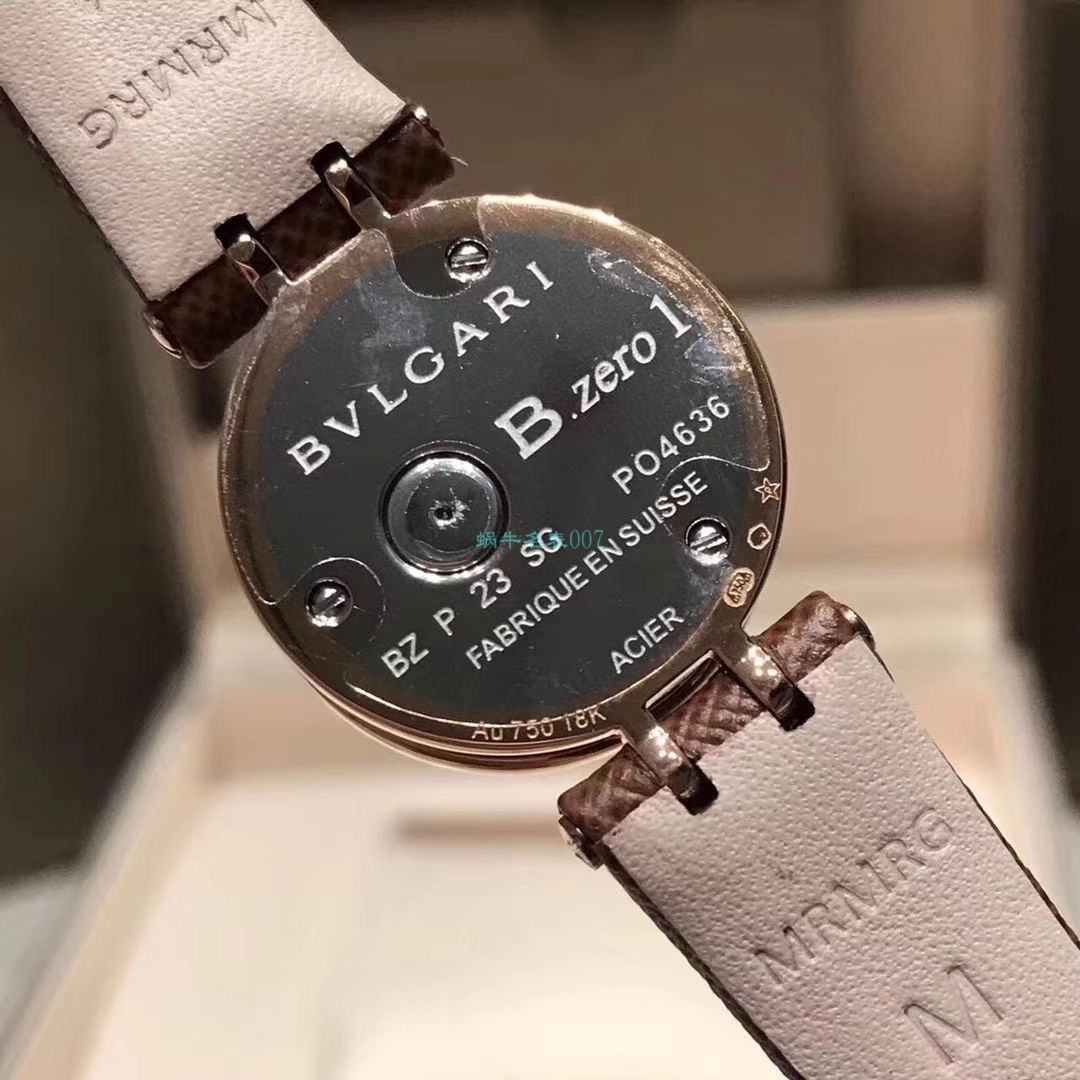 BV厂超A高仿宝格丽女表B.ZERO1系列102321 BZ23C11SGCL/12腕表 / BG032