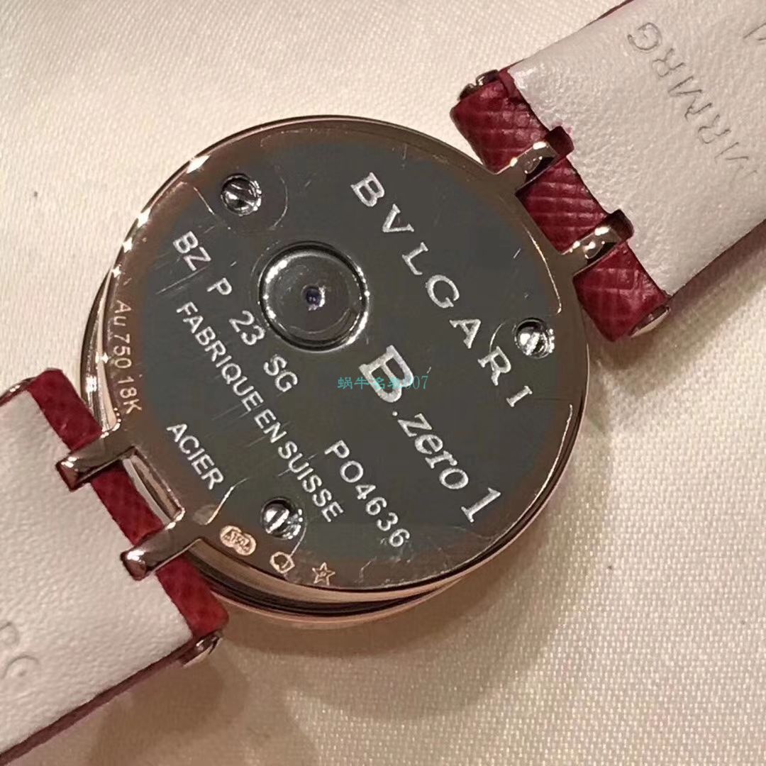 BV厂超A高仿宝格丽女表B.ZERO1系列102321 BZ23C11SGCL/12腕表 / BG032