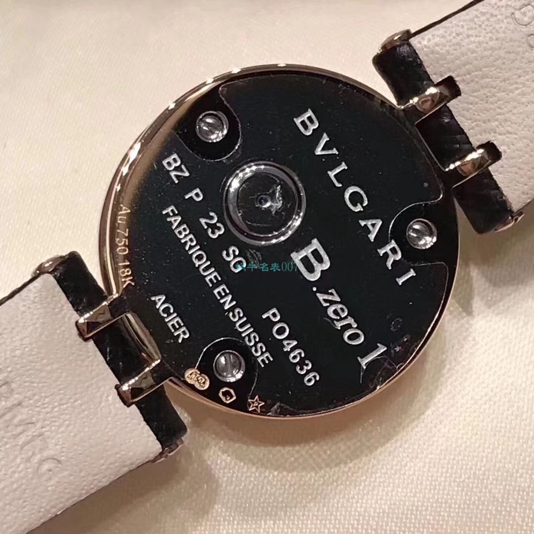 BV厂超A高仿宝格丽女表B.ZERO1系列102321 BZ23C11SGCL/12腕表 / BG032