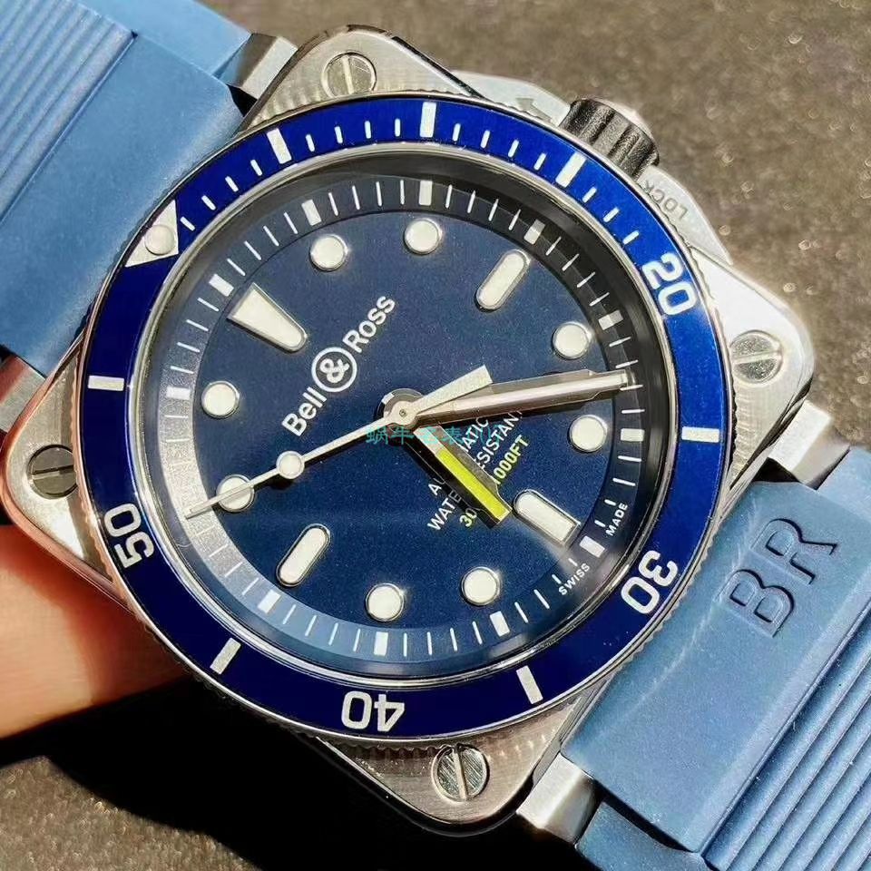 柏莱士原单INSTRUMENTS系列BR0392-D-BU-ST/SRB腕表 / BR036