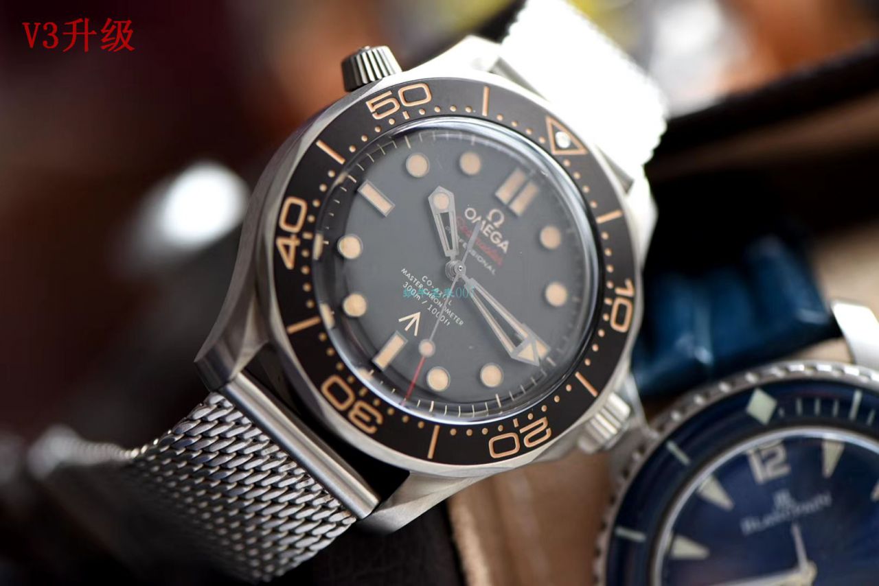 VS厂V3升级版欧米茄007顶级复刻高仿无暇赴死海马300米210.90.42.20.01.001腕表 / M697
