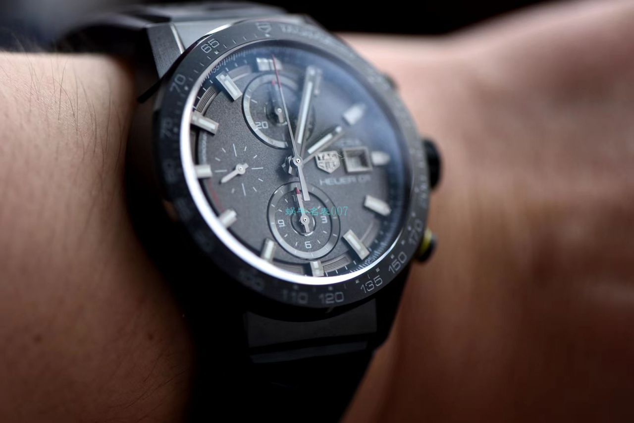 XF厂新品力作泰格豪雅卡莱拉月球表面CAR201J.FT6087腕表 / TG096