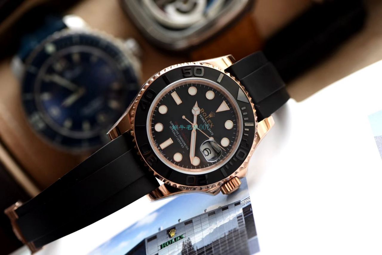 独家视频评测LF厂顶级复刻高仿劳力士新款金游艇名仕型m126655-0002腕表 / R581