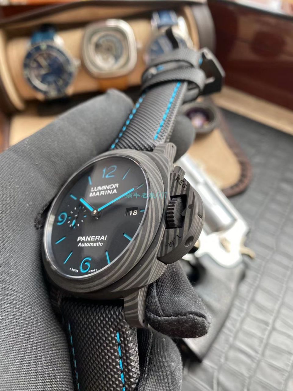 VS厂顶级复刻高仿手表沛纳海LUMINOR庐米诺碳纤维PAM01661腕表 / VSPAM01616