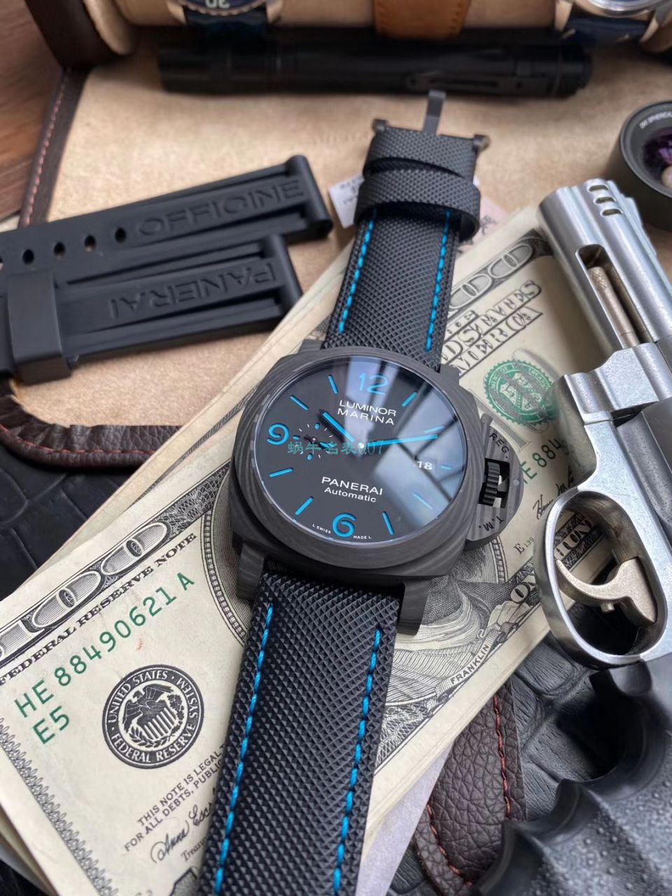 VS厂顶级复刻高仿手表沛纳海LUMINOR庐米诺碳纤维PAM01661腕表 / VSPAM01616