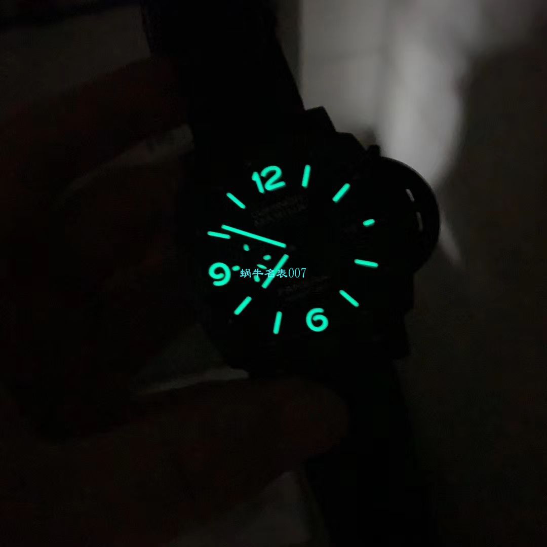 VS厂顶级复刻高仿手表沛纳海LUMINOR庐米诺碳纤维PAM01661腕表 / VSPAM01616