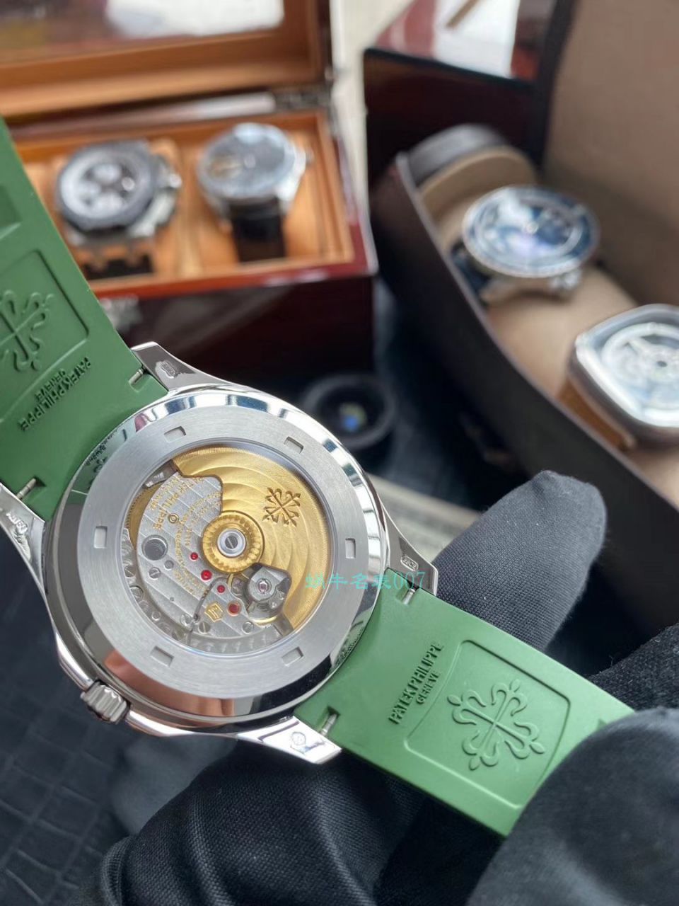ZF厂超A高仿手表百达翡丽绿面手雷5168G-010腕表 / BD291