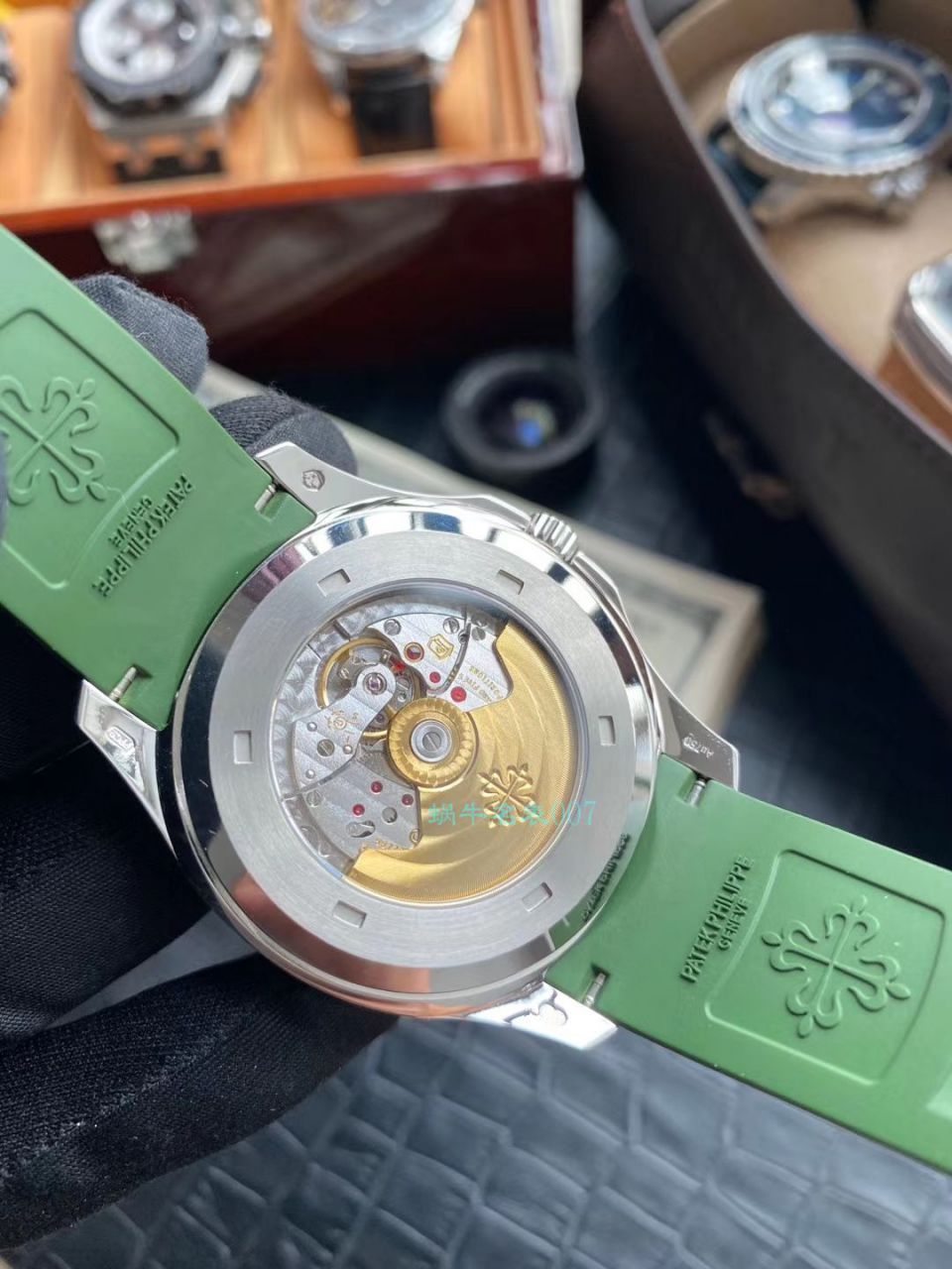 ZF厂超A高仿手表百达翡丽绿面手雷5168G-010腕表 / BD291