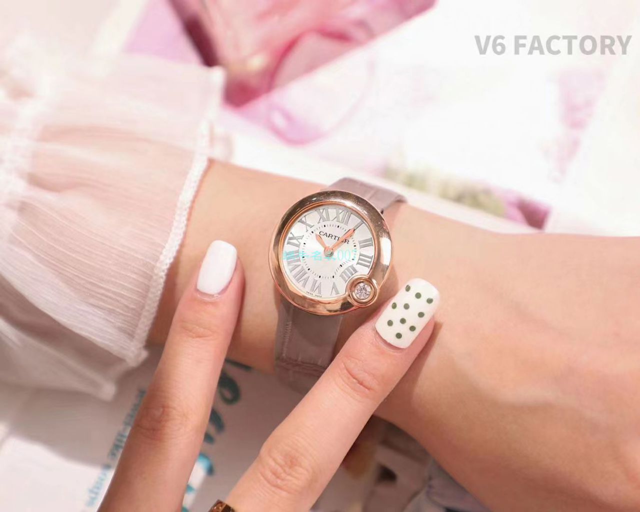 V6厂顶级复刻高仿手表卡地亚告白气球女装30毫米WGBL0005，WJBL0008腕表 / K277