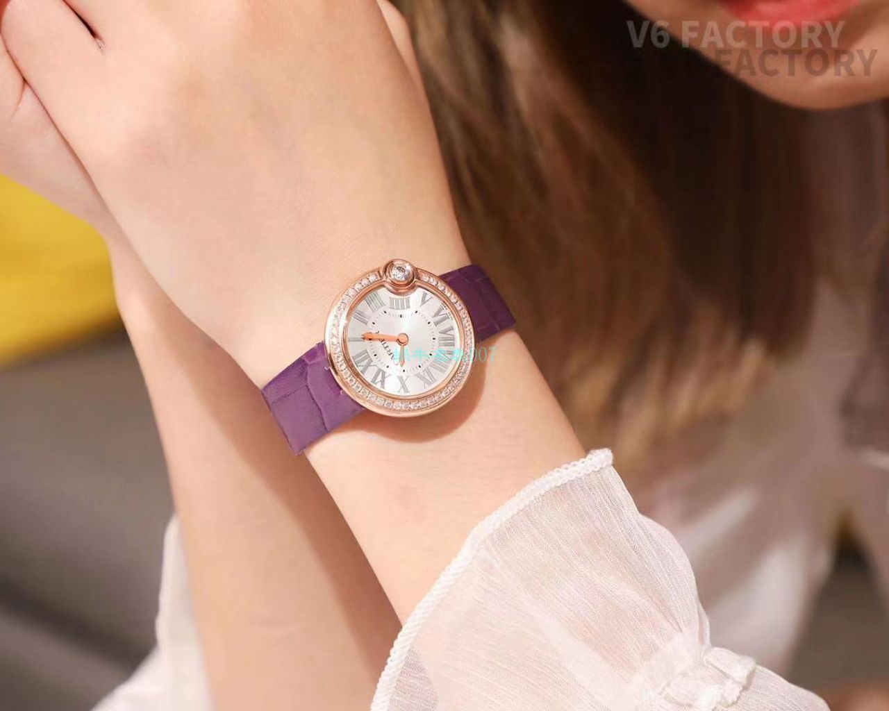 V6厂顶级复刻高仿手表卡地亚告白气球女装30毫米WGBL0005，WJBL0008腕表 / K277