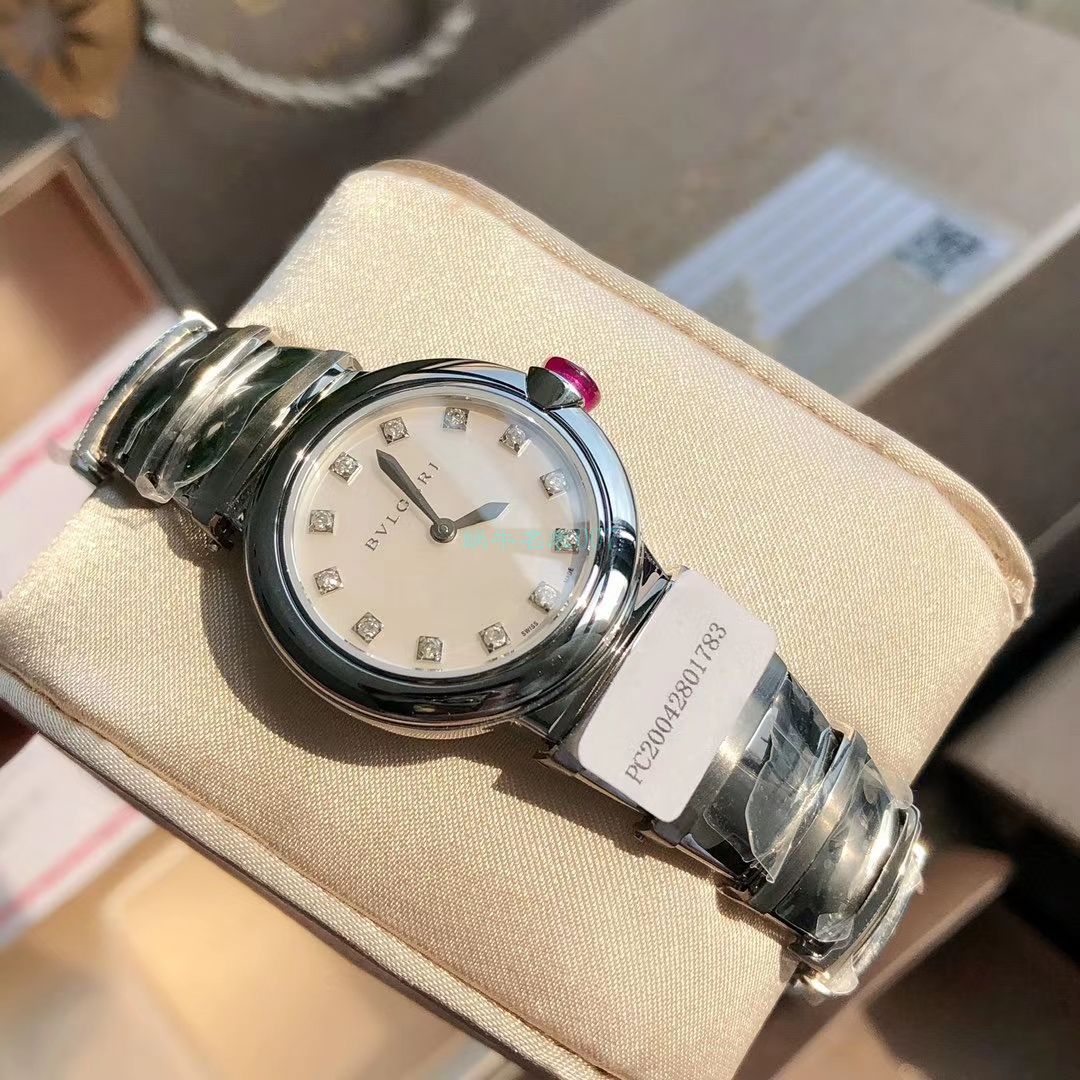 渠道真钻原单宝格丽LVCEA系列102196 LU28WSS/12女士腕表 / BG033