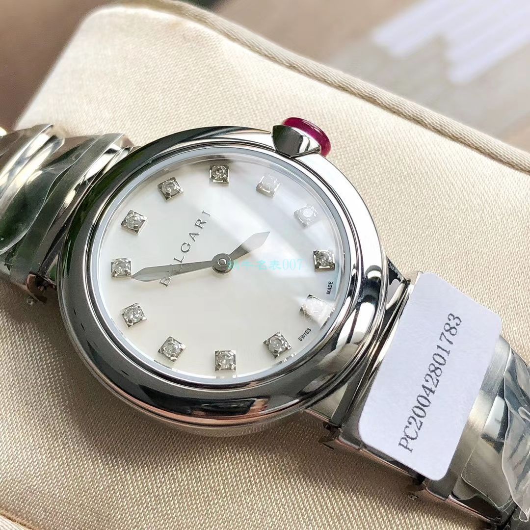 渠道真钻原单宝格丽LVCEA系列102196 LU28WSS/12女士腕表 / BG033