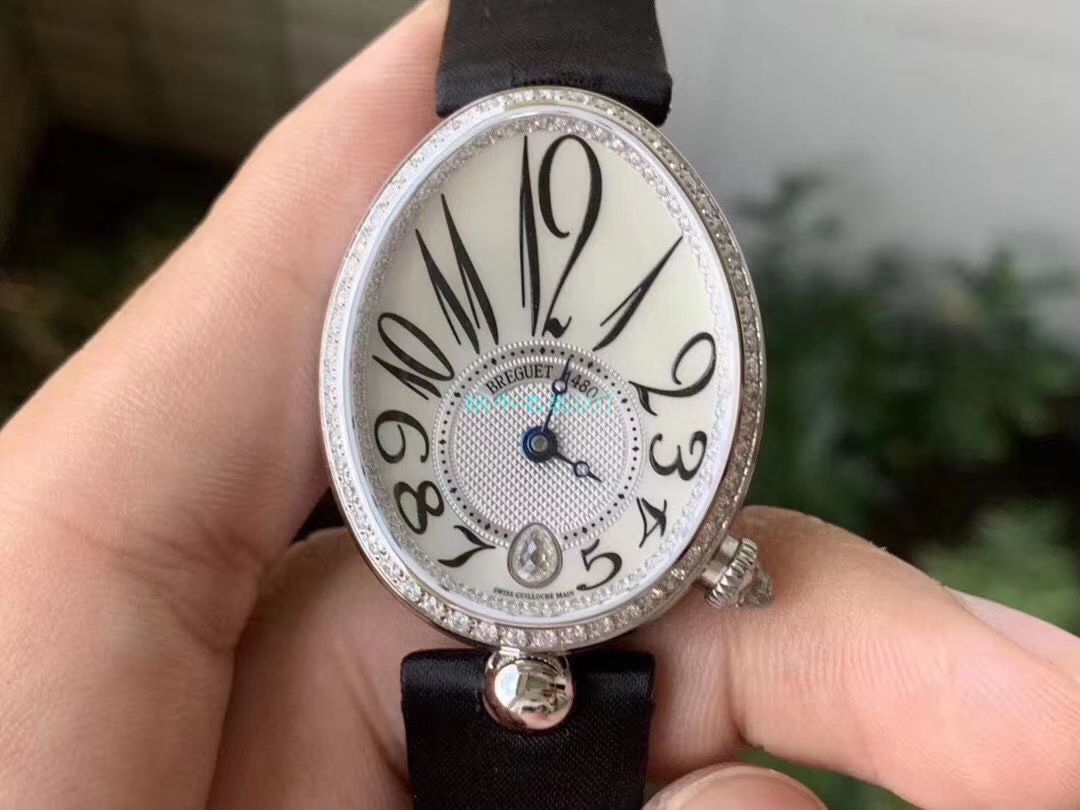 【视频评测ZF厂Breguet复刻高仿表】宝玑那不勒斯皇后系列8918BB/58/964/D00D女腕表 / BZ056