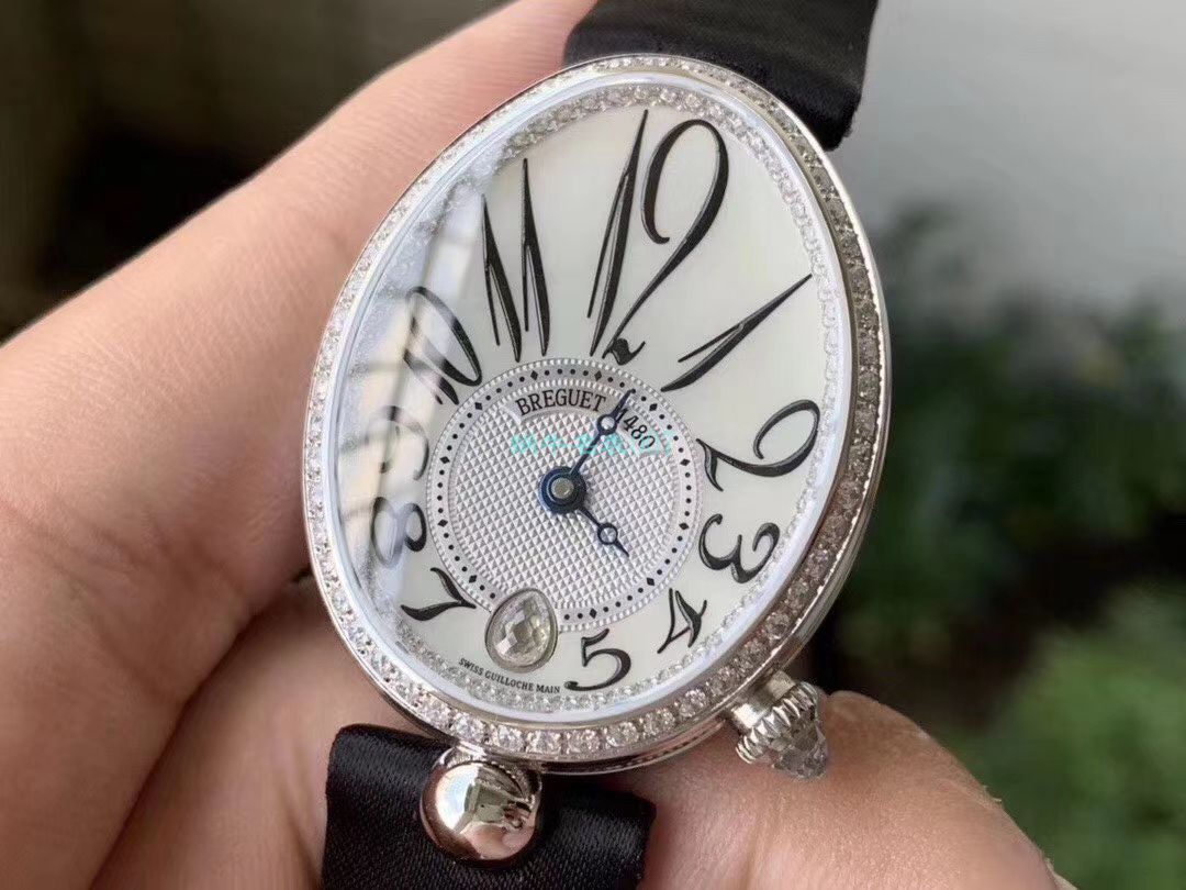 【视频评测ZF厂Breguet复刻高仿表】宝玑那不勒斯皇后系列8918BB/58/964/D00D女腕表 / BZ056