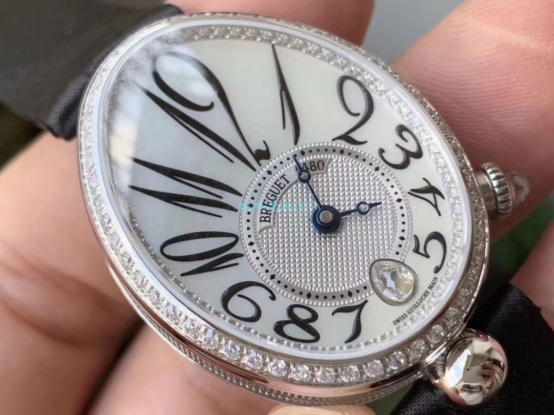 【视频评测ZF厂Breguet复刻高仿表】宝玑那不勒斯皇后系列8918BB/58/964/D00D女腕表 / BZ056