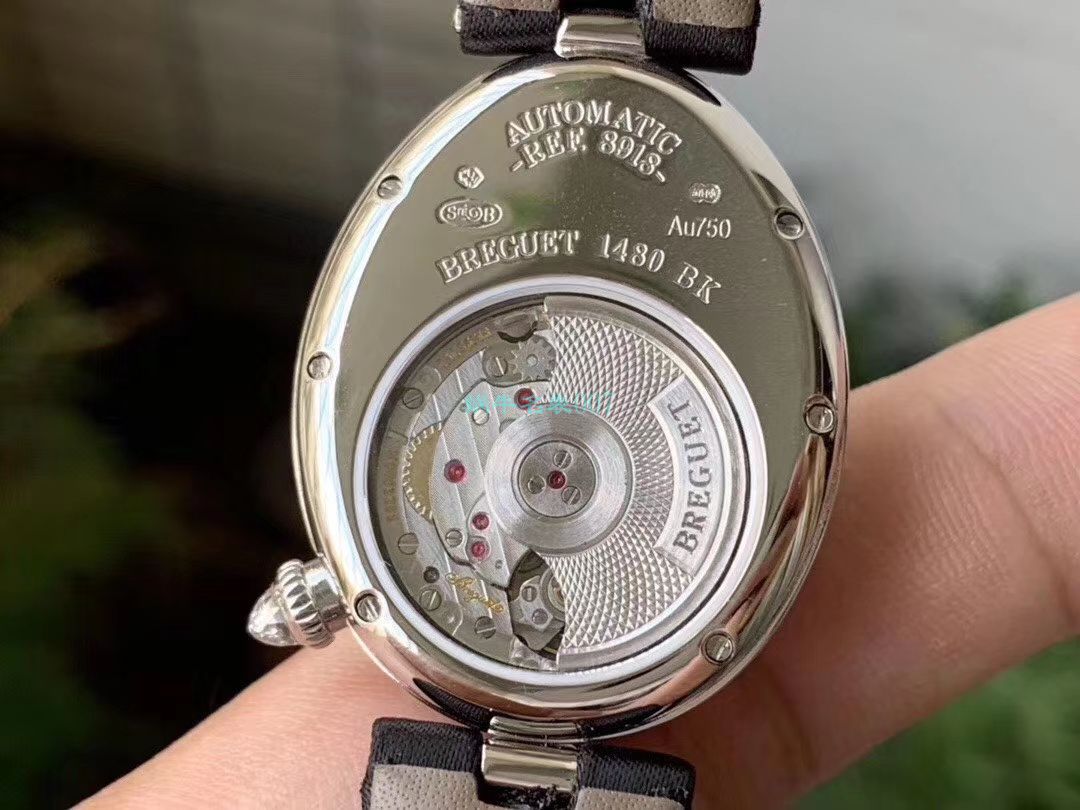 【视频评测ZF厂Breguet复刻高仿表】宝玑那不勒斯皇后系列8918BB/58/964/D00D女腕表 / BZ056