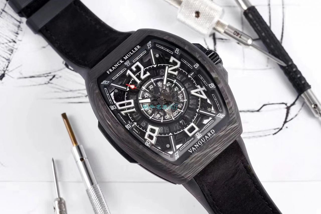 TW厂推出复刻高仿法穆兰碳纤维WPHH 2020 Vanguard™ Racing镂空系列腕表 / FL070