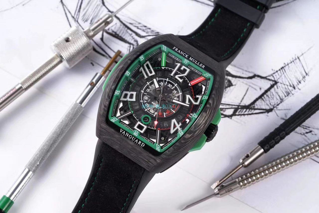 TW厂推出复刻高仿法穆兰碳纤维WPHH 2020 Vanguard™ Racing镂空系列腕表 / FL070