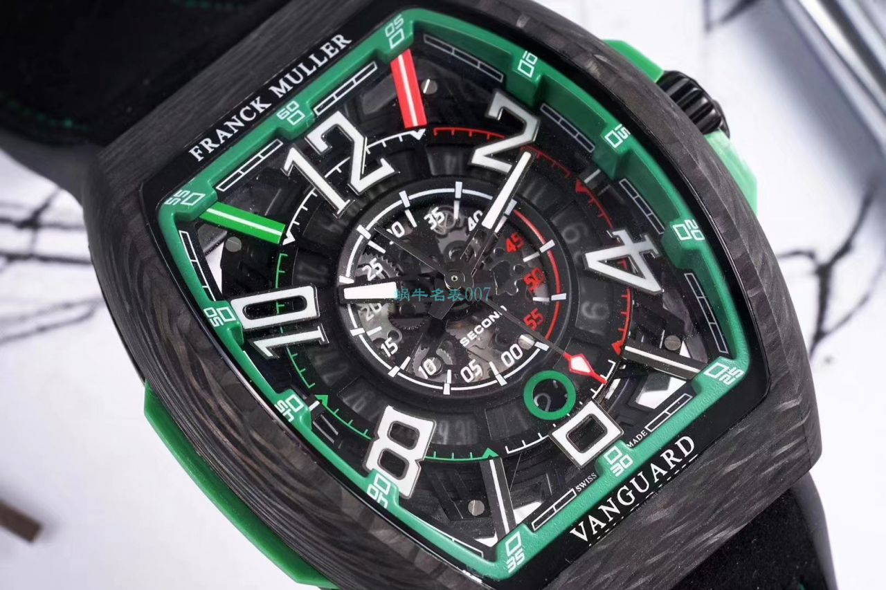 TW厂推出复刻高仿法穆兰碳纤维WPHH 2020 Vanguard™ Racing镂空系列腕表 / FL070