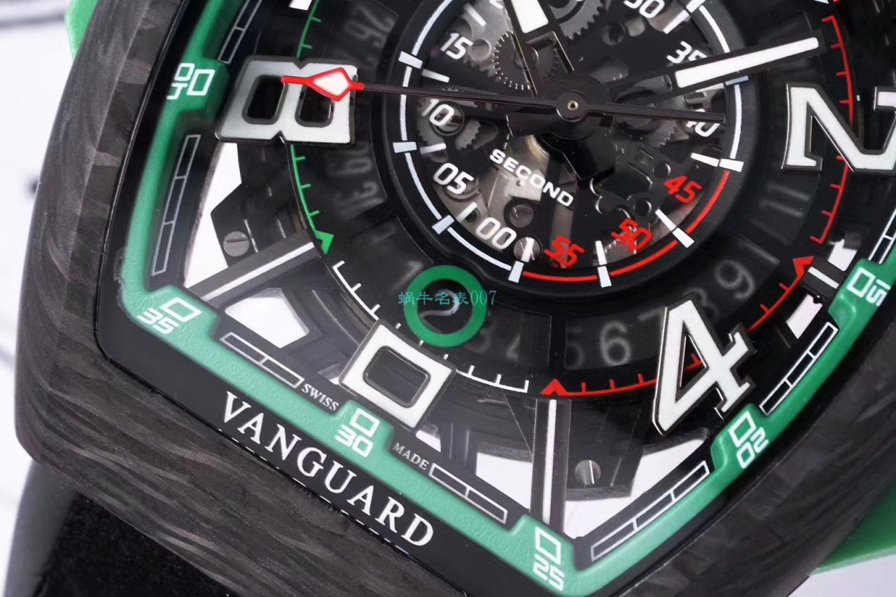 TW厂推出复刻高仿法穆兰碳纤维WPHH 2020 Vanguard™ Racing镂空系列腕表 / FL070