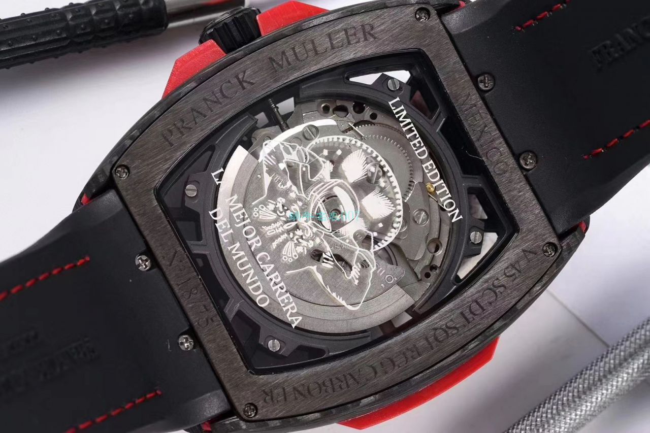 TW厂推出复刻高仿法穆兰碳纤维WPHH 2020 Vanguard™ Racing镂空系列腕表 / FL070