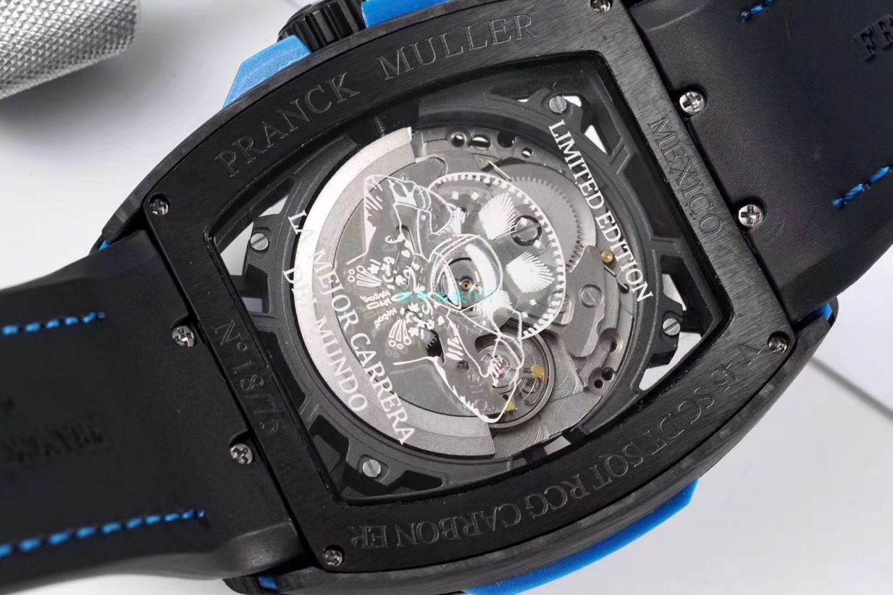 TW厂推出复刻高仿法穆兰碳纤维WPHH 2020 Vanguard™ Racing镂空系列腕表 / FL070