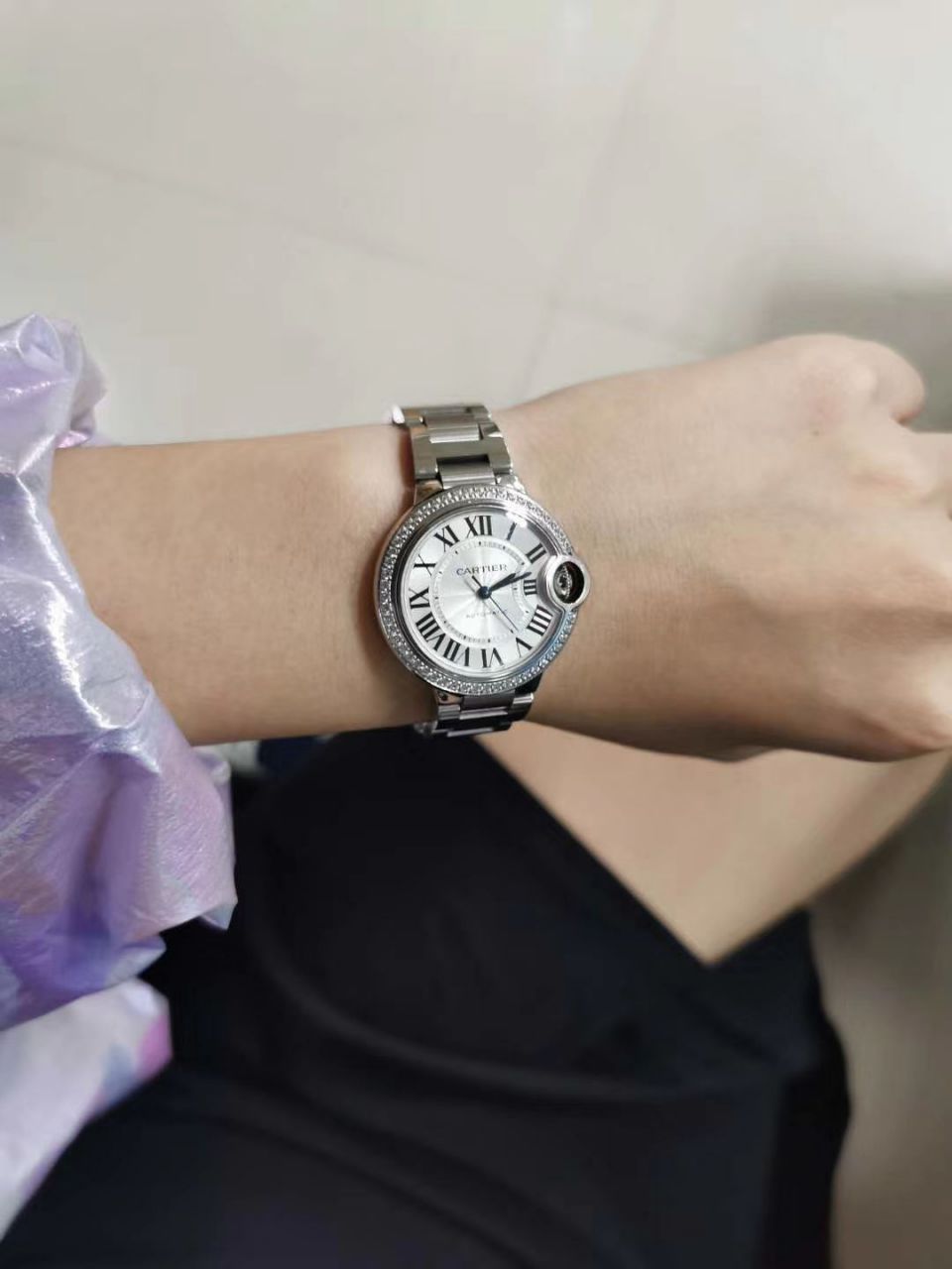 V6厂顶级复刻高仿卡地亚蓝气球33毫米系列W4BB0016女装腕表 / K270