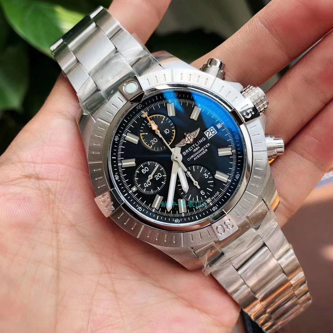 原单ETA7750百年灵复仇者计时腕表45系列A13317101B1A1腕表 / BL172