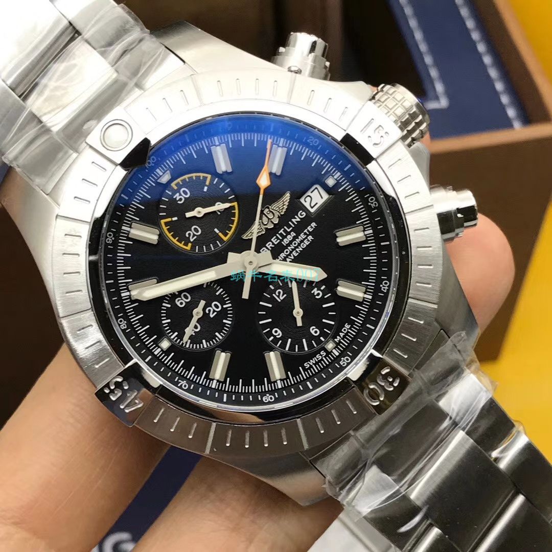 原单ETA7750百年灵复仇者计时腕表45系列A13317101B1A1腕表 / BL172