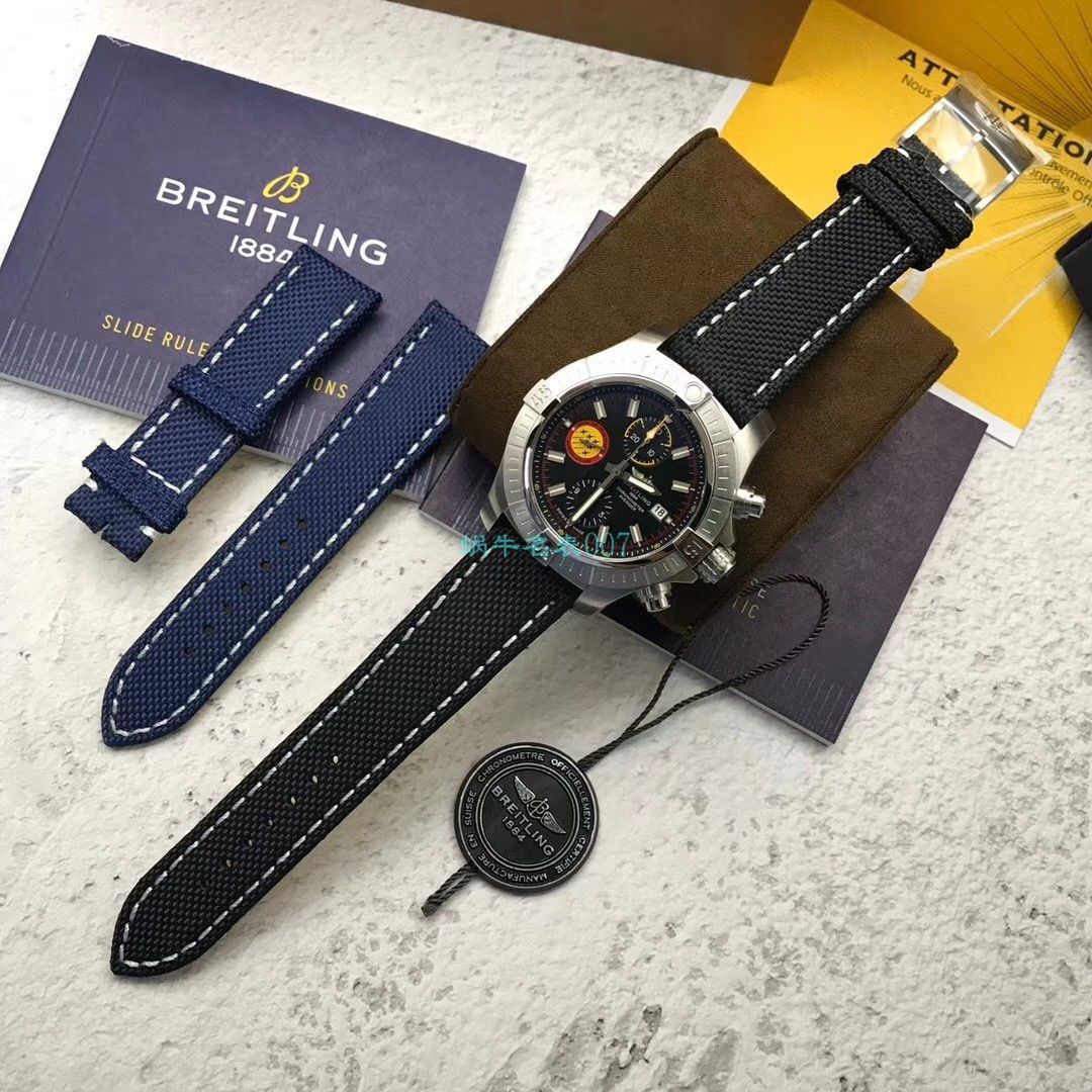 原单百年灵50周年复仇者瑞士巡逻兵限量款A133171A1B1X1腕表 / BL176