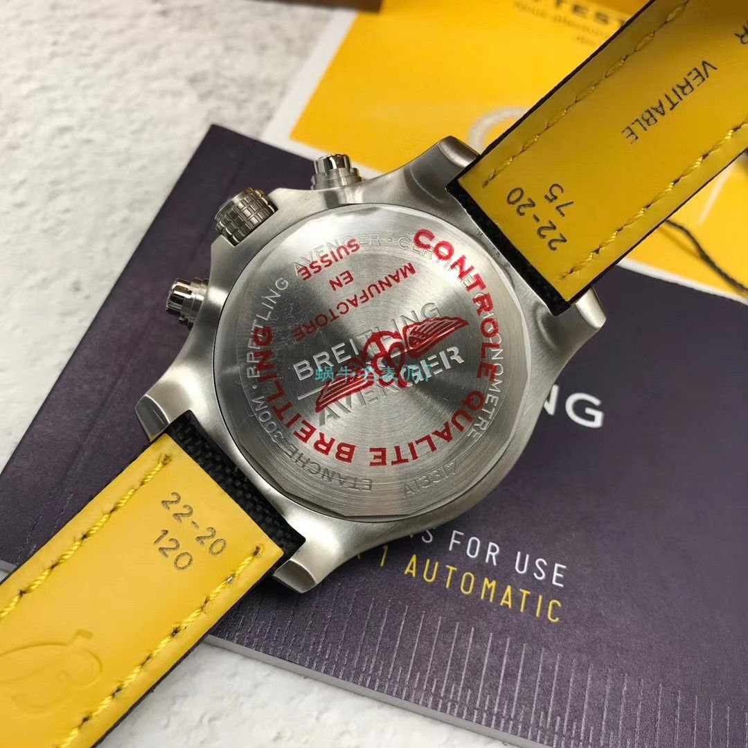 原单百年灵50周年复仇者瑞士巡逻兵限量款A133171A1B1X1腕表 / BL176