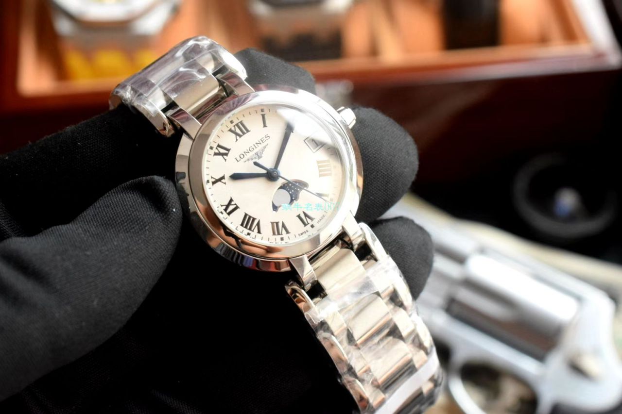 GS厂超A高仿手表浪琴心月女士月相L8.115.4.71.6腕表 / L168