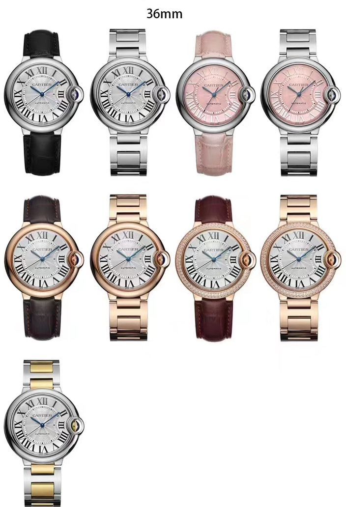 【V6厂顶级复刻高仿7K版手表】卡地亚33毫米超级副本蓝气球女装W6920071腕表 / K262