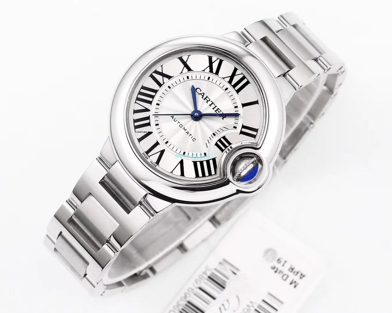 V6厂卡地亚蓝气球女表33,36毫米7K版本顶级复刻高仿最终版两档定制级别Cal.076自动机芯 / K278