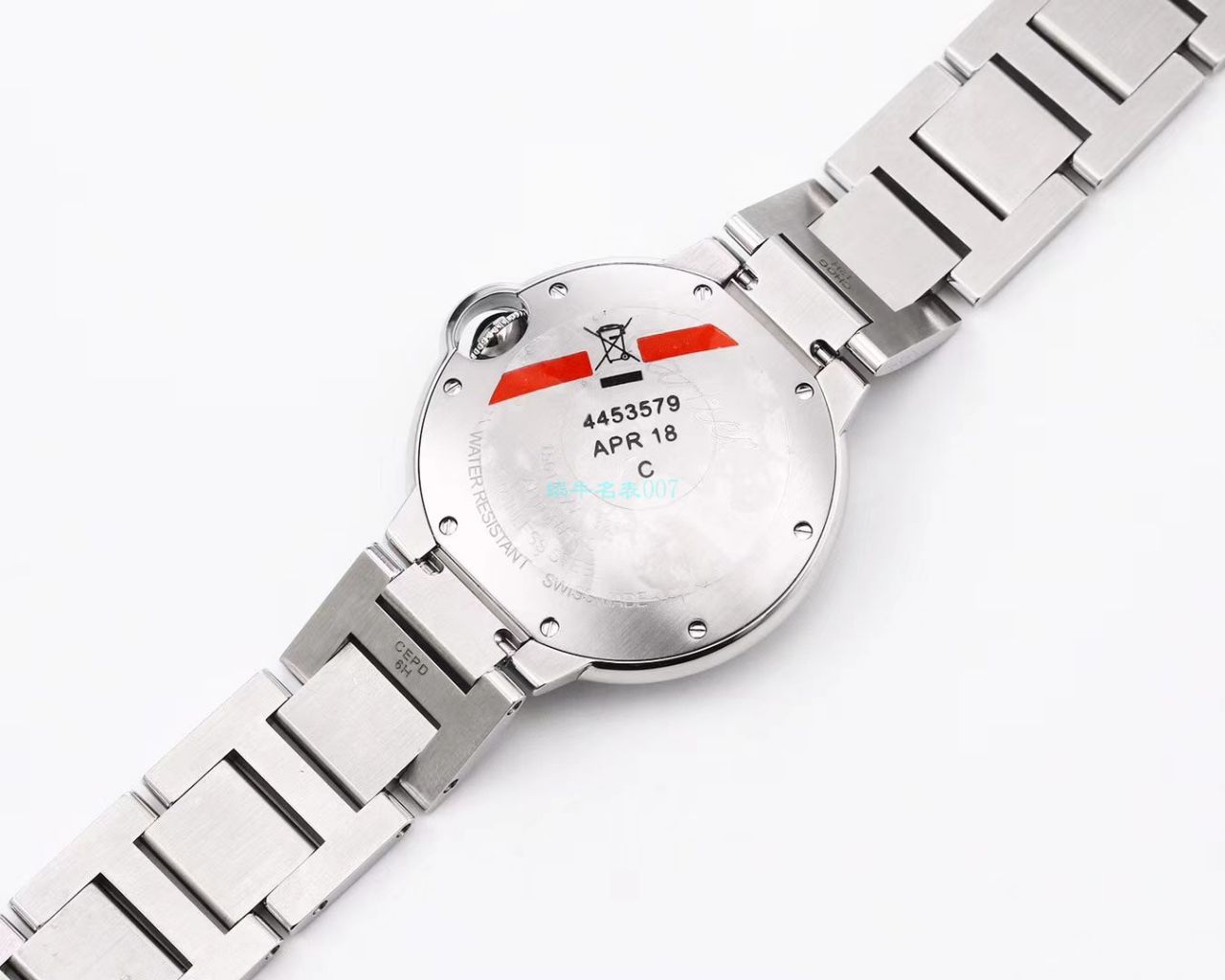 V6厂卡地亚蓝气球女表33,36毫米7K版本顶级复刻高仿最终版两档定制级别Cal.076自动机芯 / K278