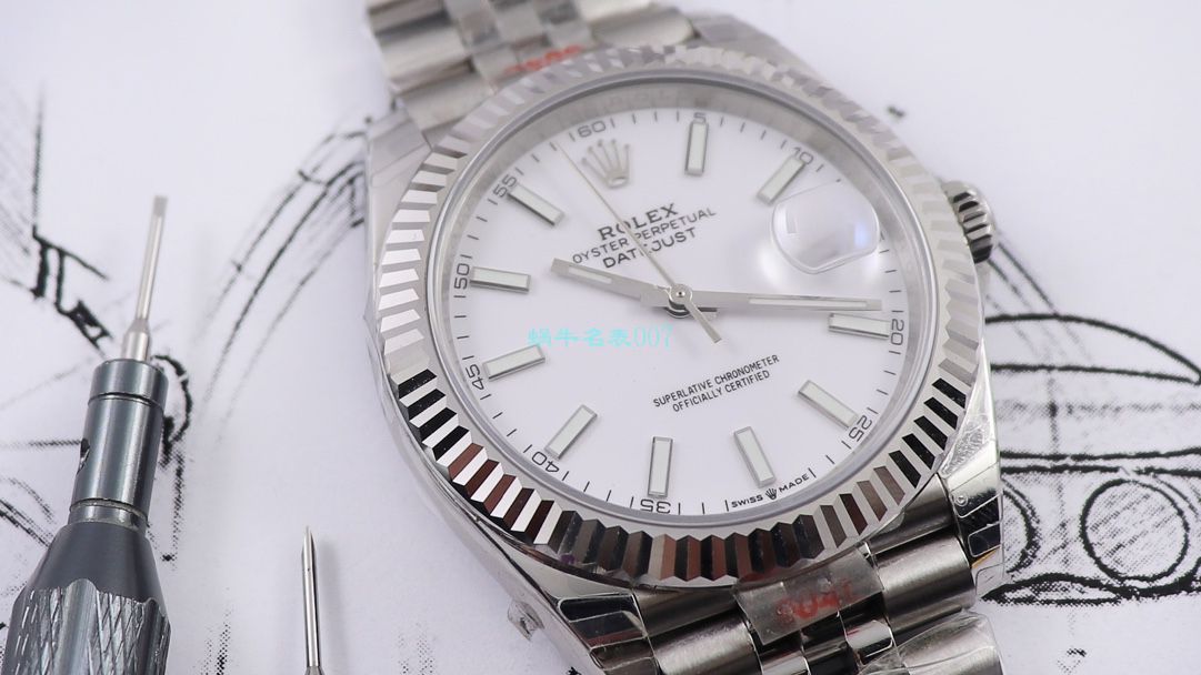RE厂顶级复刻高仿手表劳力士日志型系列m126334-0022绿萝腕表 / R607