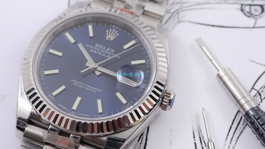 RE厂顶级复刻高仿手表劳力士日志型系列m126334-0022绿萝腕表 / R607