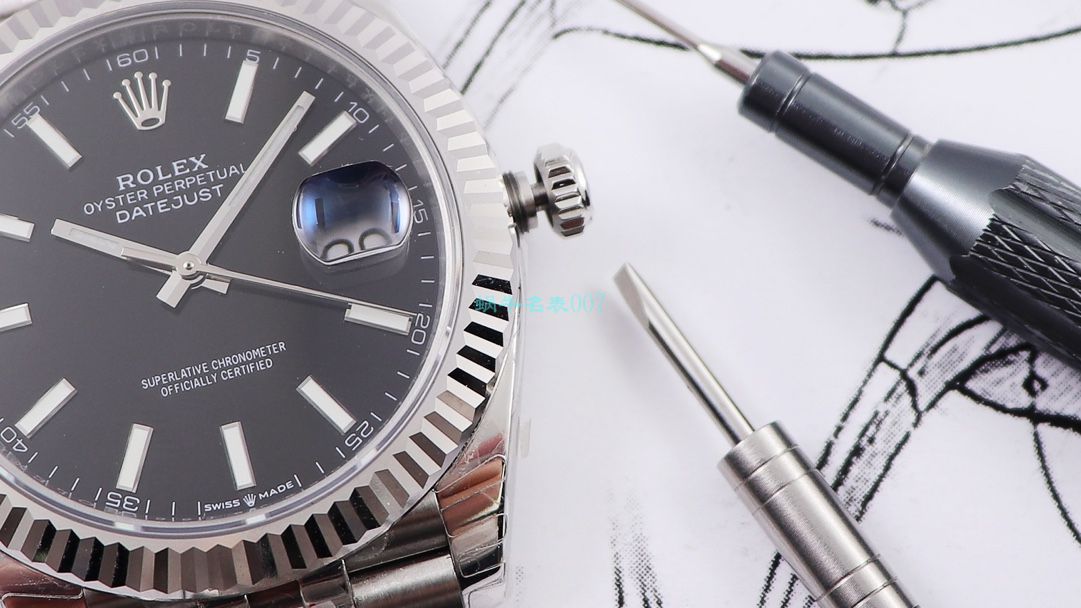 RE厂顶级复刻高仿手表劳力士日志型系列m126334-0022绿萝腕表 / R607